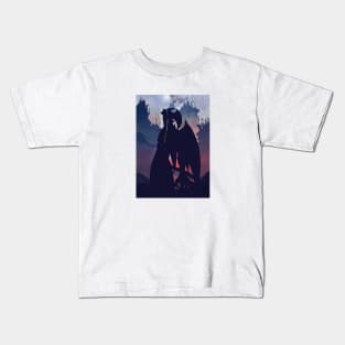 Devilman Cry Baby - Minimalist Kids T-Shirt